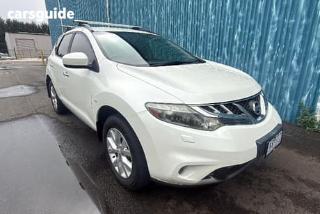 White 2012 Nissan Murano Wagon St