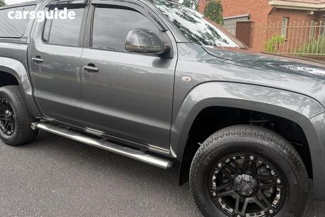 Grey 2017 Volkswagen Amarok Dual Cab Utility V6 Tdi 550 Highline