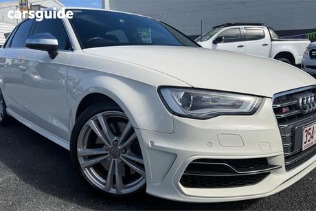 White 2014 Audi S3 Hatchback Sportback 2.0 Tfsi Quattro