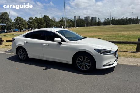 White 2020 Mazda 6 Sedan Sport