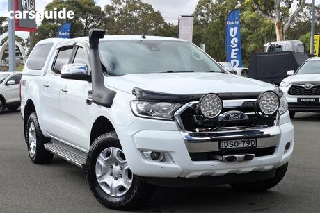 White 2017 Ford Ranger Dual Cab Utility Xlt 3.2 (4X4)