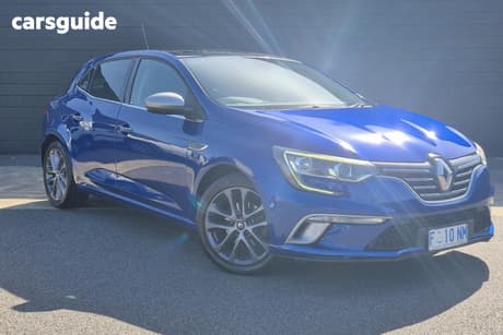 Blue 2016 Renault Megane Hatchback Gt-Line