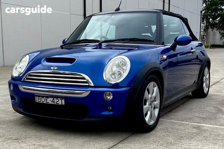 Blue 2006 Mini Cabrio Cabriolet Cooper S Jcw