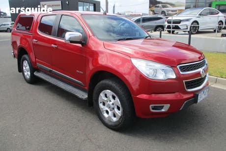 Red 2012 Holden Colorado Crew Cab Pickup Ltz (4X4)