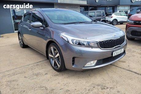 Grey 2017 Kia Cerato Hatchback Sport