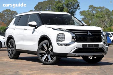 White 2025 Mitsubishi Outlander Wagon Aspire 7 Seat (2Wd)