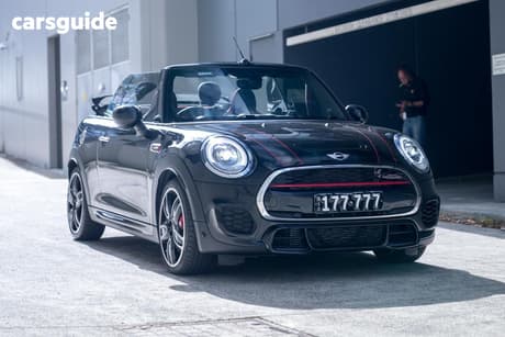 Black 2018 Mini Convertible Convertible John Cooper Works
