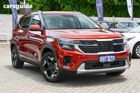 Orange 2025 Kia Seltos Wagon Sport+ (Fwd)