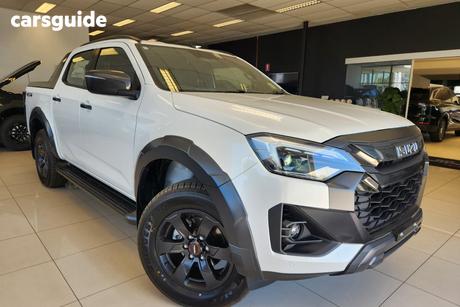 White 2025 Isuzu D-MAX Crew Cab Utility X-Terrain (4X4)