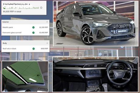 Grey 2021 Audi E-Tron Sportback 50 Quattro