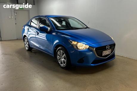 Blue 2016 Mazda 2 Sedan Neo