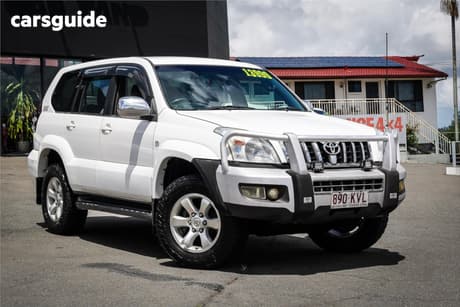 White 2005 Toyota Landcruiser Prado SUV GXL 4X4