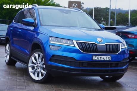 Blue 2021 Skoda Karoq Wagon 110Tsi