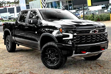 Black 2025 Chevrolet Silverado Crew Cab Pickup 1500 Zr2