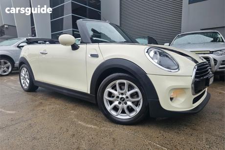 White 2018 Mini Convertible Convertible Cooper