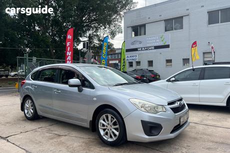 Silver 2012 Subaru Impreza Hatchback 2.0I (Awd)