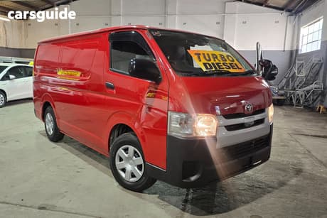 Red 2019 Toyota HiAce Commercial LWB GL PACK