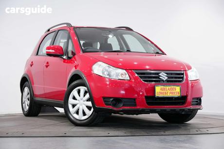 Red 2013 Suzuki SX4 Hatchback Crossover Navigator
