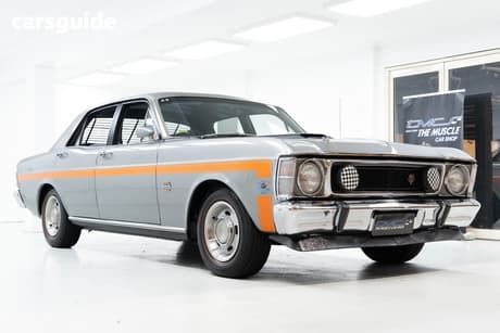 Silver 1970 Ford Falcon Sedan Gt