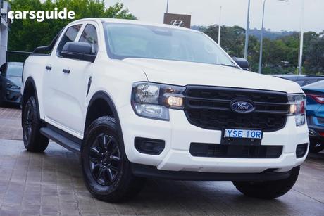 White 2024 Ford Ranger Double Cab Pick Up Xl 2.0 (4X4) Black Edition