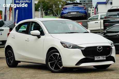 White 2024 Mazda 2 Hatchback G15 Gt