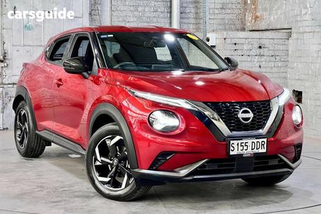 Red 2023 Nissan Juke Hatchback St+