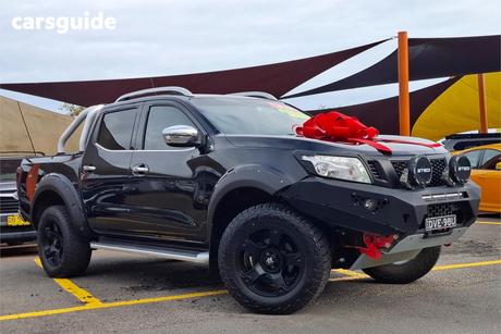 Black 2018 Nissan Navara Dual Cab Utility St-X (4X4)