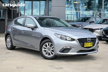 Silver 2014 Mazda 3 Hatchback Touring
