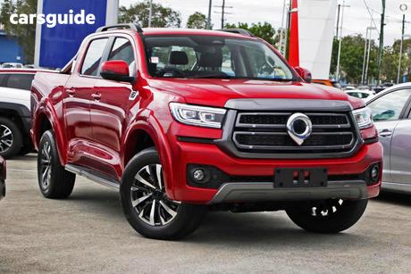 Red 2025 GWM Cannon Dual Cab Utility Lux (4X4)