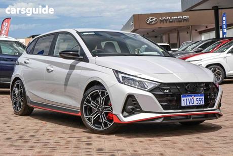 Grey 2025 Hyundai I20 Hatchback N