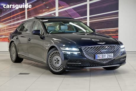 Blue 2020 Genesis G80 Sedan 2.5T