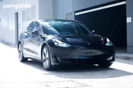 Black 2023 Tesla Model 3 Sedan Rear-Wheel Drive