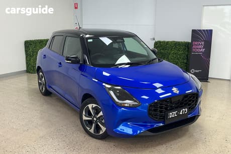 Blue 2025 Suzuki Swift Hatchback Hybrid Glx