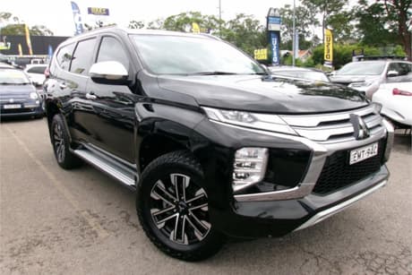 Black 2021 Mitsubishi Pajero Sport Wagon Gls (4X4) 7 Seat