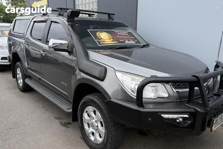 Grey 2014 Holden Colorado Crew Cab Pickup Ltz (4X4)