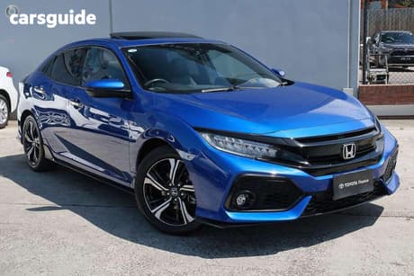 Blue 2018 Honda Civic Hatchback Rs