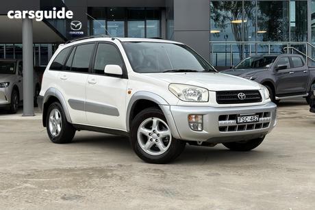 White 2000 Toyota RAV4 Wagon Cruiser (4X4)