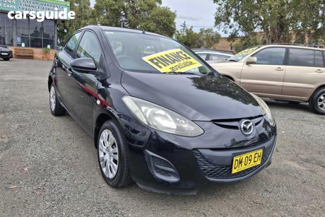 Black 2010 Mazda 2 Hatchback Neo