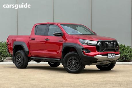 Red 2025 Toyota Hilux Double Cab Pick Up Gr-Sport (4X4)