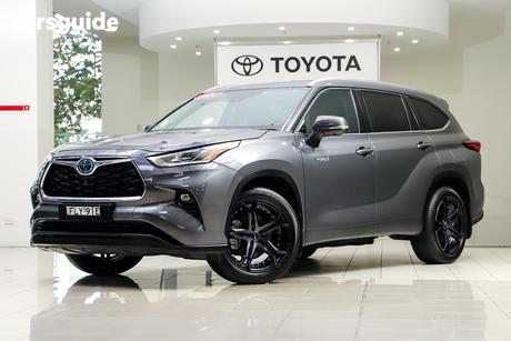 Grey 2024 Toyota Kluger Wagon Grande Hybrid Awd