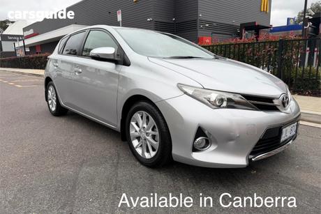 Silver 2013 Toyota Corolla Hatchback Ascent Sport