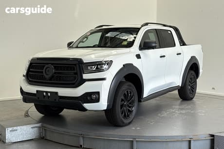 White 2025 GWM Cannon Dual Cab Utility Vanta (4X4)