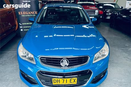 Blue 2013 Holden Commodore Sedan Sv6