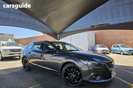 Grey 2013 Mazda 6 Wagon Atenza