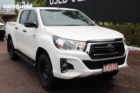 White 2020 Toyota Hilux Double Cab Pick Up Sr Hi-Rider