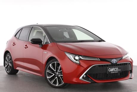 Red 2019 Toyota Corolla Hatchback Zr (Hybrid)