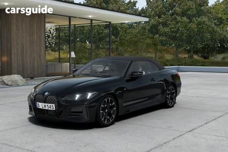 Black 2025 BMW 420I Convertible M Sport