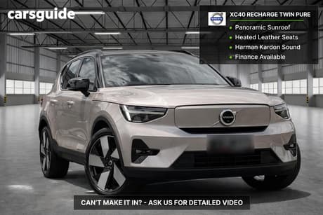 Beige 2022 Volvo XC40 Wagon Recharge Twin Pure Electric