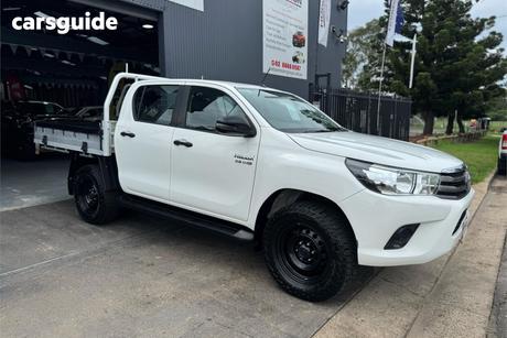 White 2018 Toyota Hilux Dual Cab Utility Sr Hi-Rider
