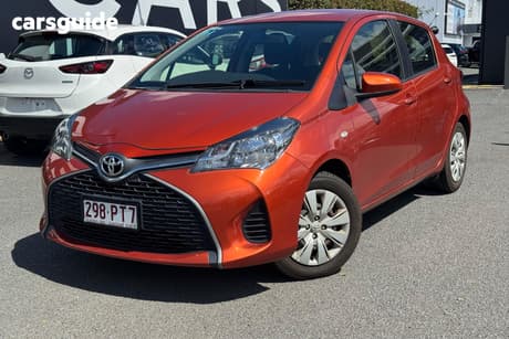 Orange 2016 Toyota Yaris Hatchback Ascent